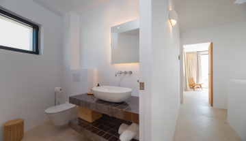 Resa estates Ibiza for sale modern villa martinet views bathroom halllway.jpg